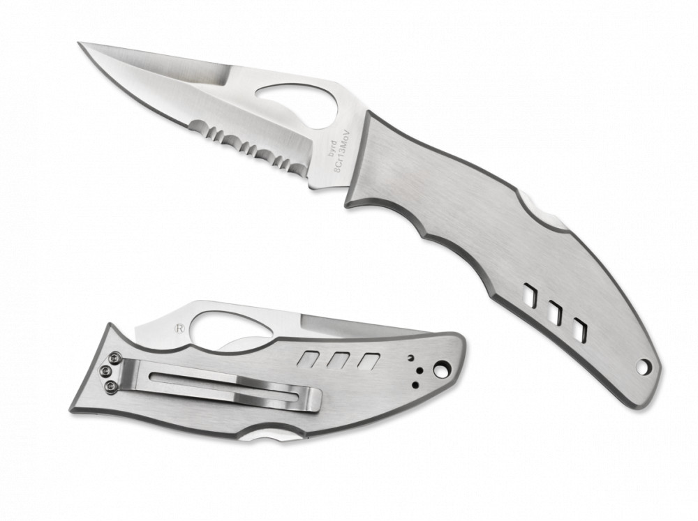 Spyderco Byrd Flight Stainless Steel Combinationedge