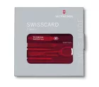 SwissCard Classic Áttetsző Piros