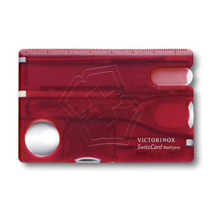 SwissCard Nailcare Áttetsző piros
