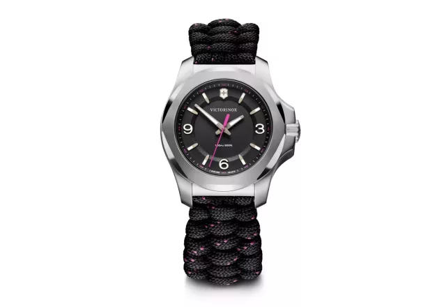 I.N.O.X. V | Női Karóra | Fekete Számlap | Fekete Paracord Szíj