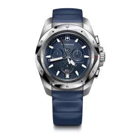   Victorinox | I.N.O.X. Chrono | Férfi karóra | Kék számlap | Kék Gumiszíj