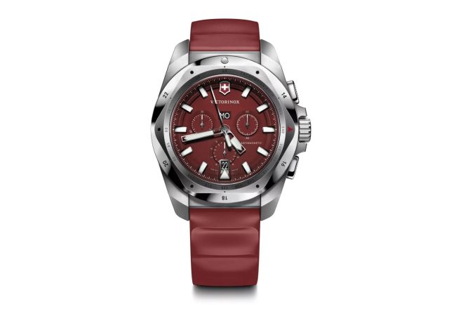 I.N.O.X. Chrono | Férfi Karóra | Piros Számlap | Piros Gumi Szíj