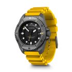 Dive Pro Quartz TITANIUM 43 | Fekete számlap | Sárga kaucsuk szíj