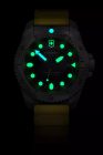 Dive Pro Quartz TITANIUM 43 | Fekete számlap | Sárga kaucsuk szíj