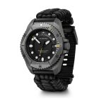 Dive Pro Quartz TITANIUM 43 Paracord | fekete számlap | fekete paracord szíj