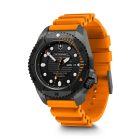 Dive Pro Automatic | Férfi Karóra | Fekete Számlap | Titán Tok | Narancssárga Gumi Szíj