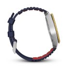 Journey 1884 | Férfi Karóra | Kék Számlap | Aranyozott Kék Lünetta | Acél Tok | Kék Gumiszíj