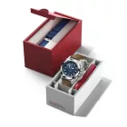 Victorinox | I.N.O.X. Automatic | Férfi karóra | Kék számlap | Fa óraszíj