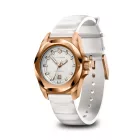 I.N.O.X. Small | Női Karóra | Fehér Számlap | Aranyozott Tok | Fehér Gumi Szíj