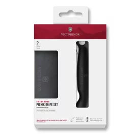   Swiss Classic | Összecsukható Kés és Epicurean Vágódeszka Készlet | Recés | Fekete