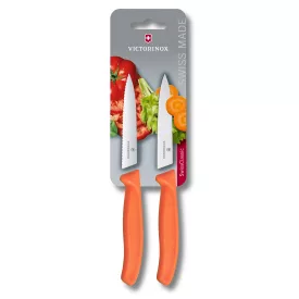   Swiss Classic | Aprítókés Készlet | 2 db | 10 cm | Mandarinsárga | Bliszteres