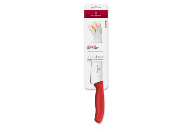 Swiss Classic | Szakácskés | 19 cm | Chilipiros | Bliszteres