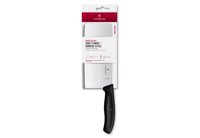 Victorinox | Swiss Classic | Kínai séfkés | 18 cm | Fekete | Bliszteres