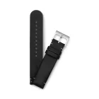 Óraszíj D1 | Fekete Bőr | 21 mm