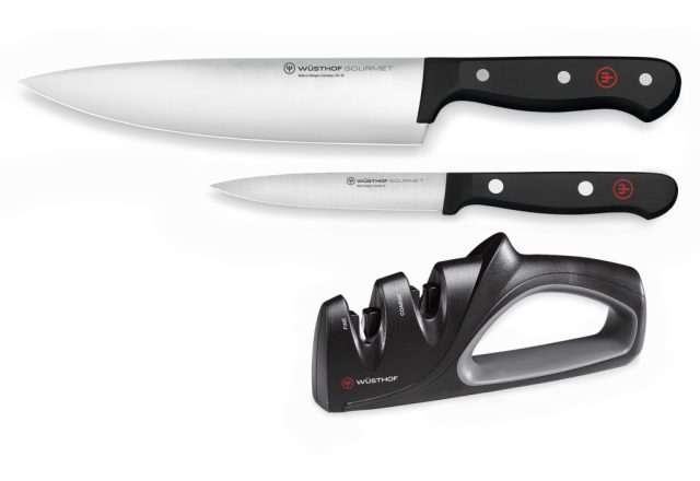 Gourmet | Késkészlet | Szakácskés | Aprítókés | Élező