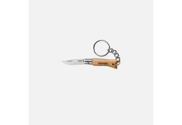 Opinel | No.02 | Inox | Bükkfa | Kulcslánccal