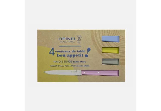 Opinel | Bon Appetit No.125 | Étkezőkés készlet | 4 db | Campagne