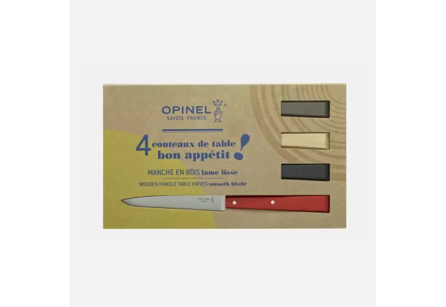 Opinel | Bon Appetit No.125 | Étkezőkés készlet | 4 db | Loft