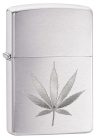  Chrome Marijuana Leaf Design 