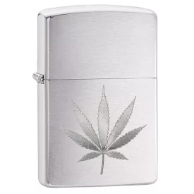  Chrome Marijuana Leaf Design 