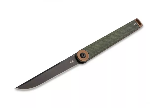 Kaizen Green Canvas Micarta