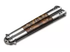 Böker Magnum | Balisong Wood Large | Pillangókés | Pakkafa markolat