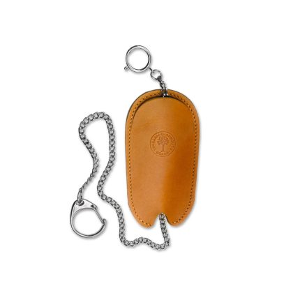 Leather Pouch with Chain