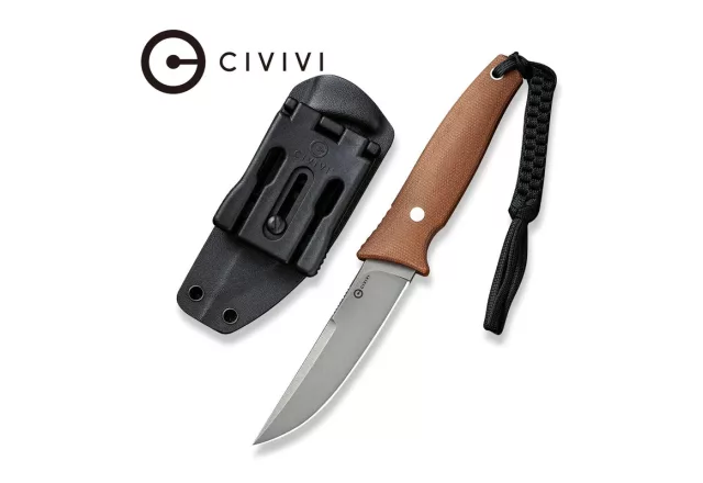 Tamashii kés | D2 penge | barna micarta markolat | kydex tok | paracord zsinór